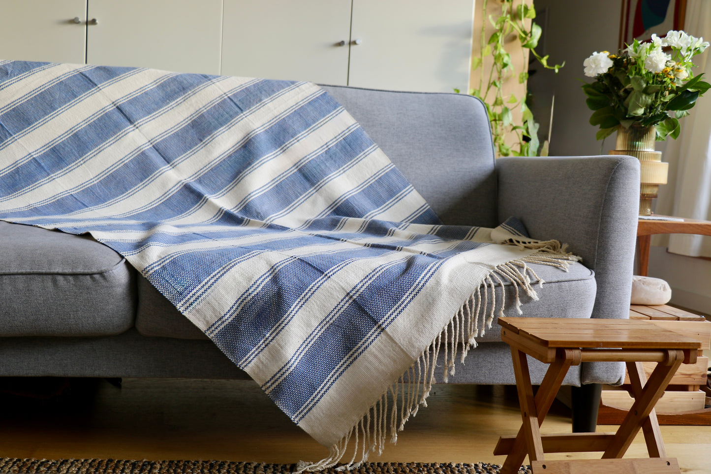 Handwoven Cotton Throw